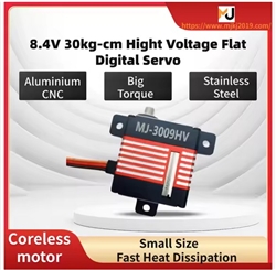 MJ-3009HV Coreless Digital High Voltage Soft Start Metal Gear Flat Wing Servo