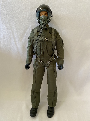 Warbird - DragonRC Pilot 1/4.5-1/4 Scale Modern Jet Pilot Figure (Green)